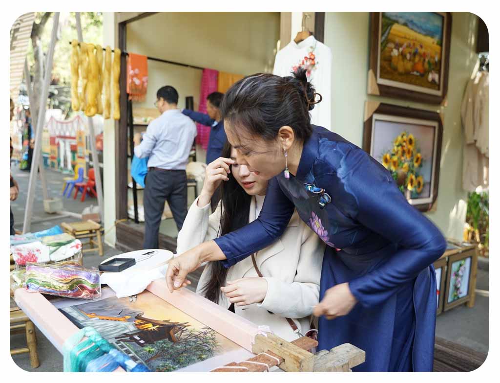 Traditional Hand Embroidery Art in Vietnam